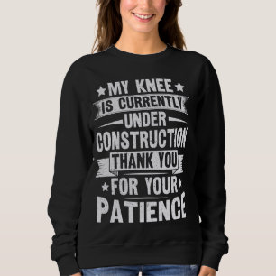 Sweatshirt Obtenez une soumission de chirurgie du genou pour