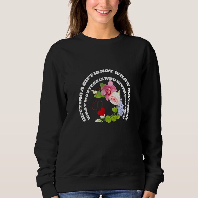Sweatshirt Obtenir Un Devis N'Est Pas Ce Qui Compte Citer App (Devant)