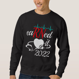 Sweatshirt Obtenu Il Infirmière Diplôme 2022 Infirmière Diplô