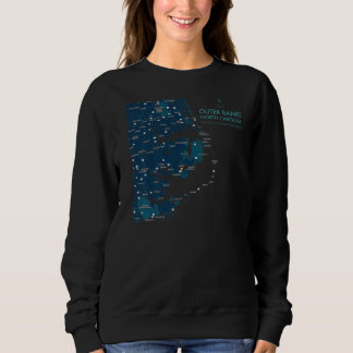 Sweatshirt Obx Nc Outer Banks Carte Duck Corolla Beach Vacanc
