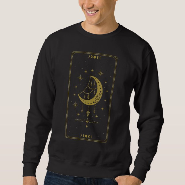 Sweatshirt Occult Magic Celestial Moon (Devant)