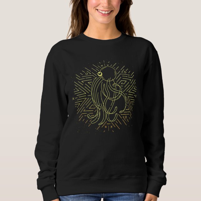 Sweatshirt Ocean Animal Kraken Aquarium Octopus (Devant)