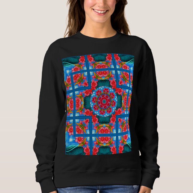 Sweatshirt Océan des colibris (Devant)