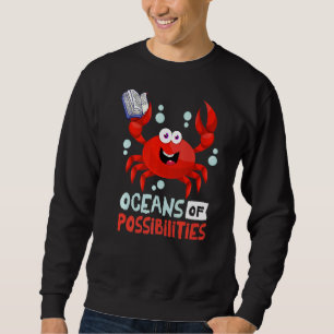 Sweatshirt Océans Des Possibilités Lecture Été 2022 Crabe