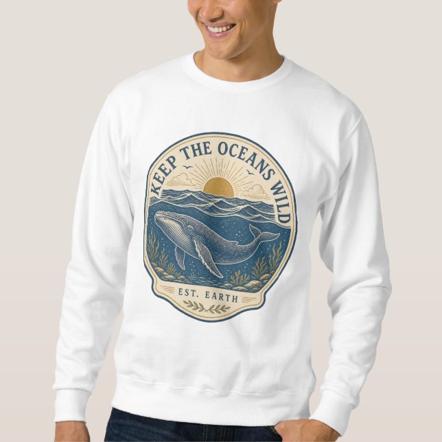 Sweatshirt Océans Sauvages (Devant)