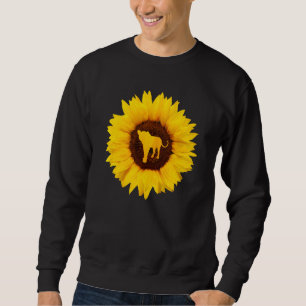 Sweatshirt Ocelot Pour Femmes Hommes Fleur De Tournesol Anima
