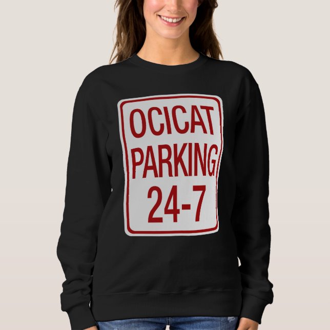 Sweatshirt Ocicat Parking (Devant)