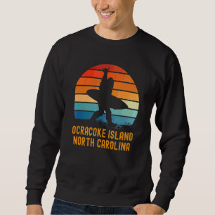 Sweatshirt Ocracoke Island North Carolina Sasquatch Souvenir