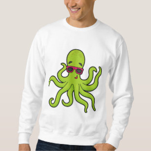 Sweatshirt Octopus avec lunettes de soleil