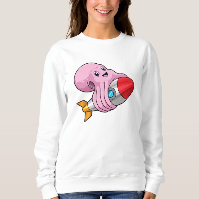 Sweatshirt Octopus avec Rocket (Devant)