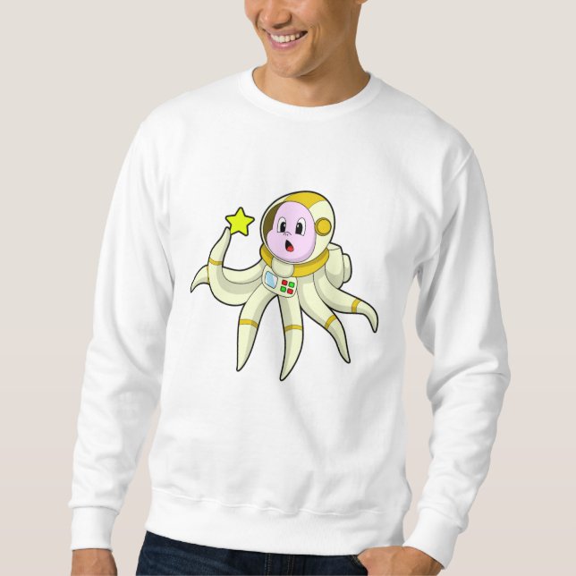 Sweatshirt Octopus comme plongeur avec étoile (Devant)