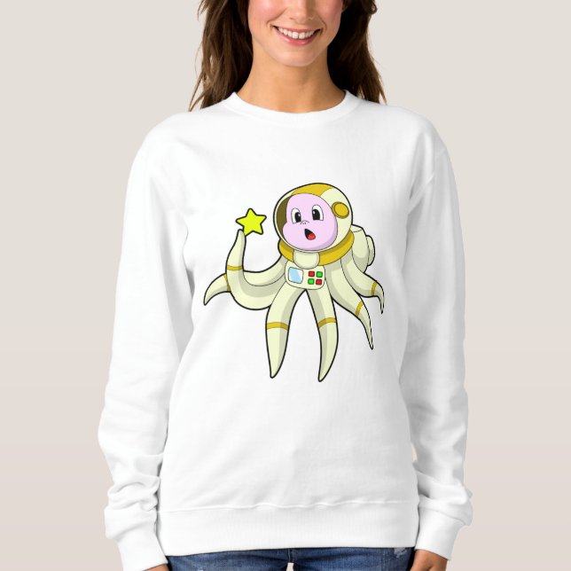 Sweatshirt Octopus comme plongeur avec étoile (Devant)