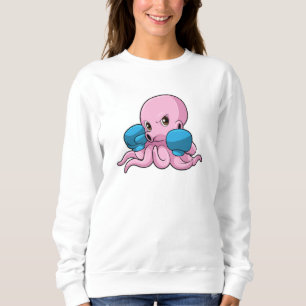 Sweatshirt Octopus en boîte avec gants de boxe