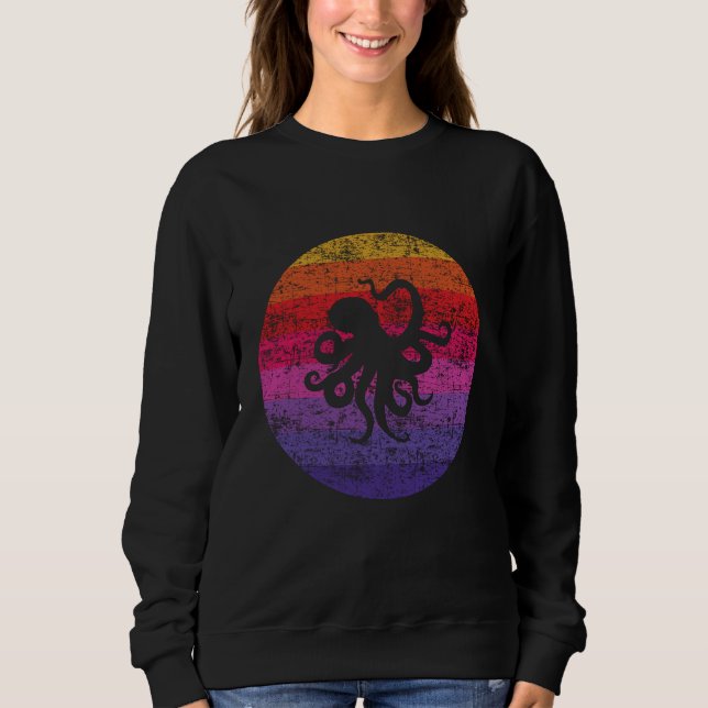Sweatshirt Octopus rétro (Devant)