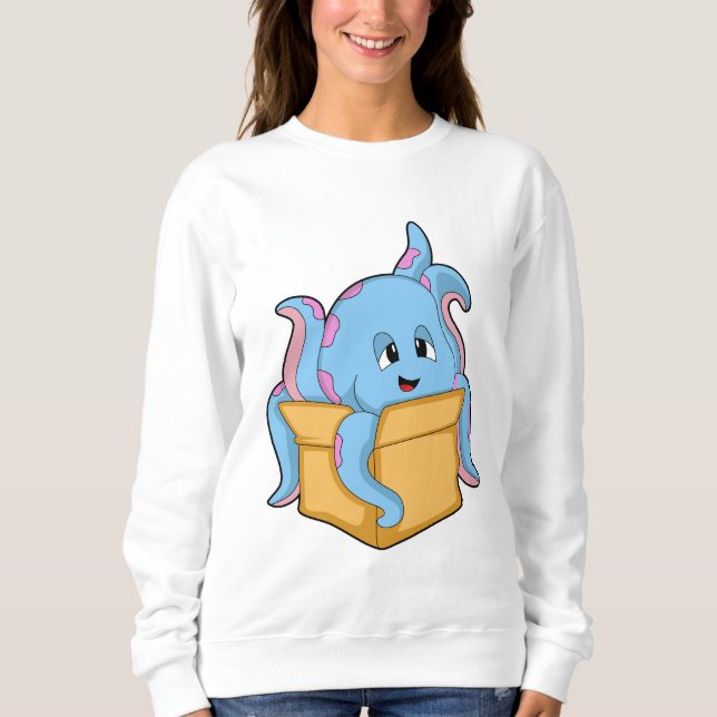 Sweatshirt Octopus with Packet. (Devant)