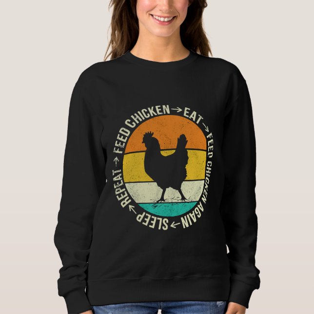 Sweatshirt OEuf de poulet Vintage (Devant)