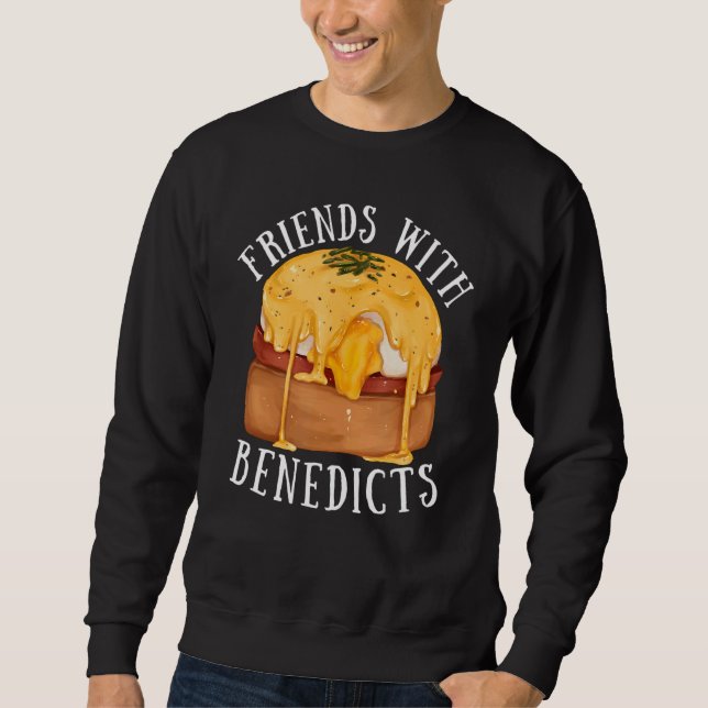 Sweatshirt Oeufs Bénédicts Petit-Déjeuner Omelete Brunch (Devant)