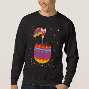 Sweatshirt OEufs de lapin Oreilles Costume mignon de Pâques J