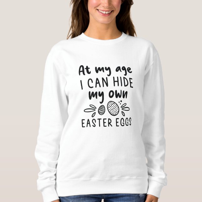 Sweatshirt Œufs de Pâques Cache (Devant)