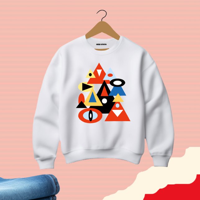 Sweatshirt Œuvre d'art abstraite (Créateur téléchargé)