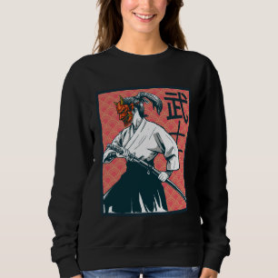 Sweatshirt Œuvre d'art de geisha japonaise Onna musha japona