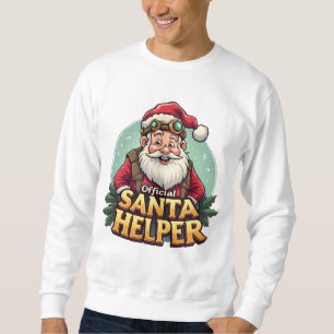 Sweatshirt officiel d'aide de Noël drôle de Noël