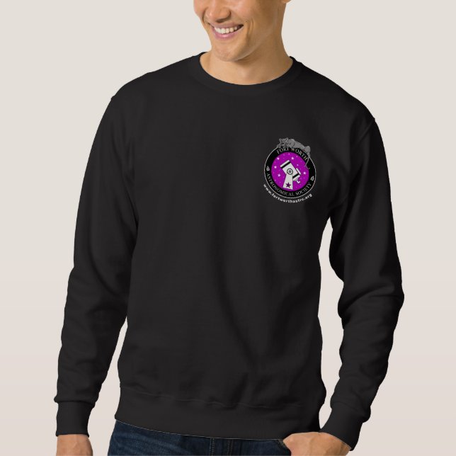 Sweatshirt officiel du logo masculin Noir (Devant)