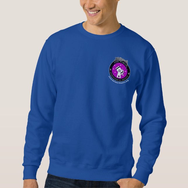 Sweatshirt officiel du logo masculin Royal (Devant)