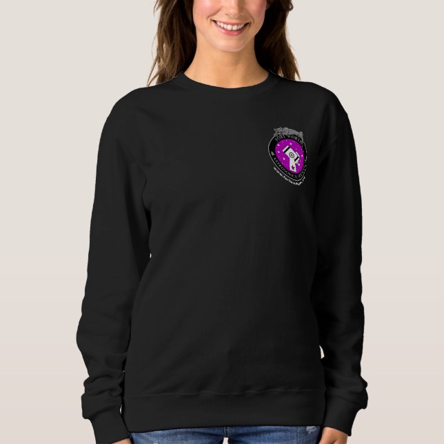 Sweatshirt officiel du petit logo féminin noir (Devant)