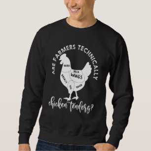 Sweatshirt Offres de poulet aux agriculteurs