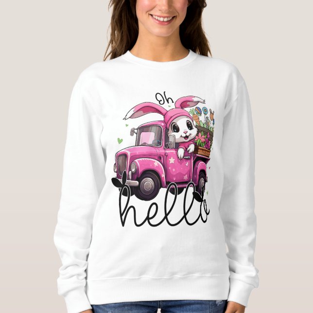 Sweatshirt Oh bonjour (Devant)