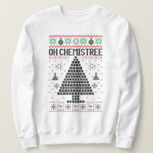 Sweatshirt "Oh Chemistree" Chimie Pun de Noël