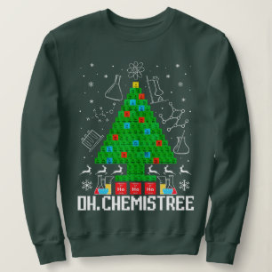 Sweatshirt Oh Chemistree Christmas Chemistry Science Periodic