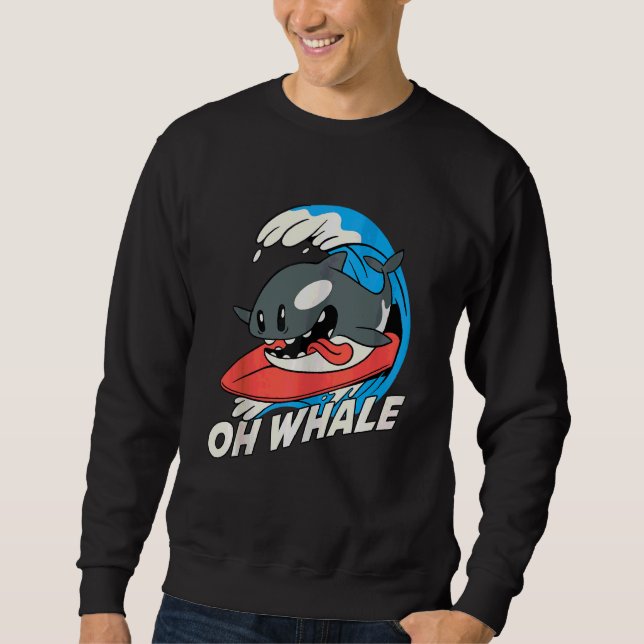 Sweatshirt Oh Débardeur de baleines (Devant)