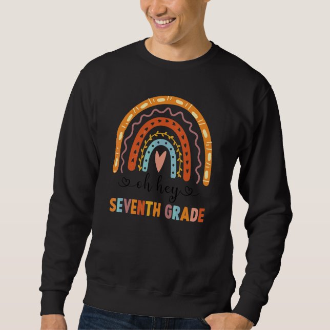 Sweatshirt Oh Hé Prof De Septième Élève 7e Bac (Devant)