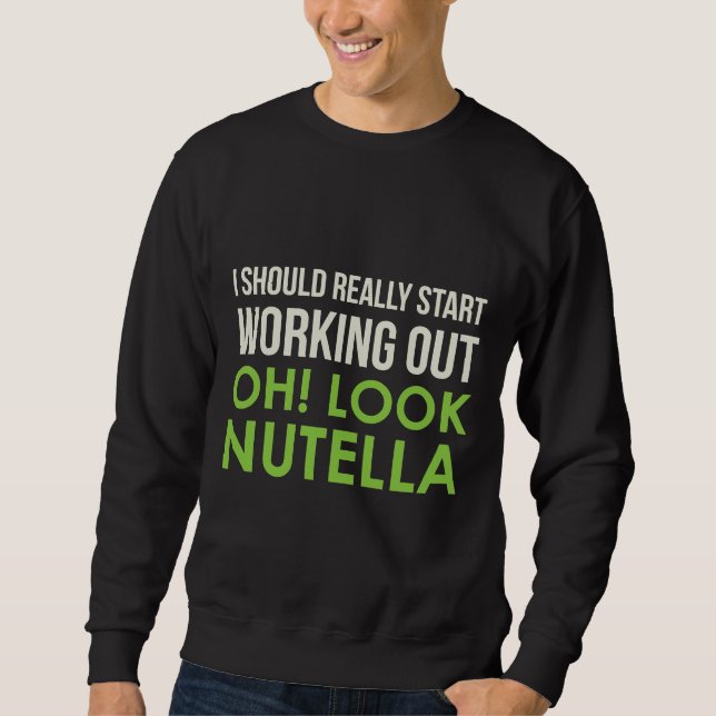 Sweatshirt Oh, regarde Nutella (Devant)