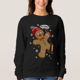 Sweatshirt Oh Snap Gingerbread Cookie Man Costume équipe de c