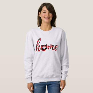 Sweatshirt Ohio Home Buffalo Check State Heart