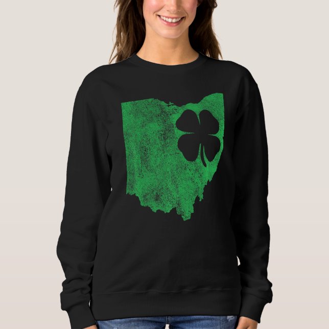 Sweatshirt Ohio St Patrick S Day Shamrock C Irish Paddy S (Devant)