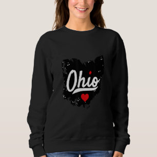 Sweatshirt Ohio Vêtements État De L'Ohio Script Accueil Fiert