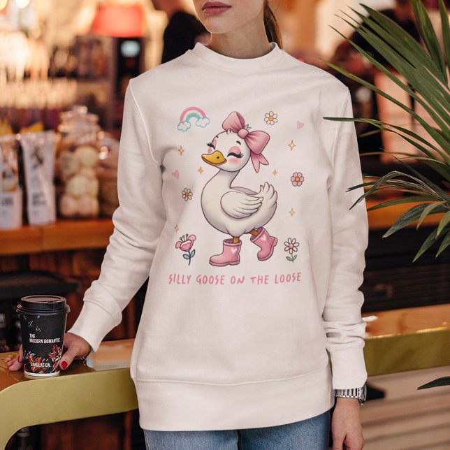Sweatshirt Oie Silencieuse Sur La Perte (Créateur téléchargé)