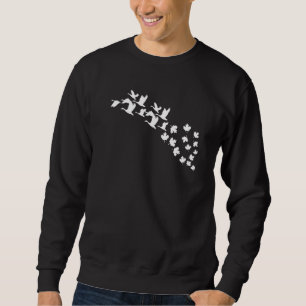 Sweatshirt Oies mignonnes Volant Oie Maple Leaf Goose Canada