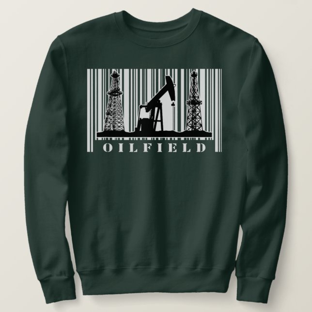Sweatshirt Oilfield Driller Worker Welder Offshore Oilman (Design devant)