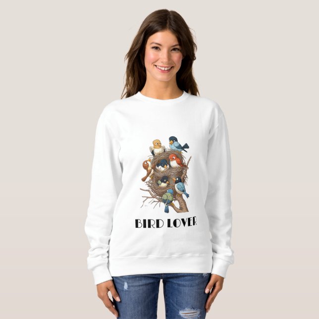 Sweatshirt Oiseau (Devant entier)