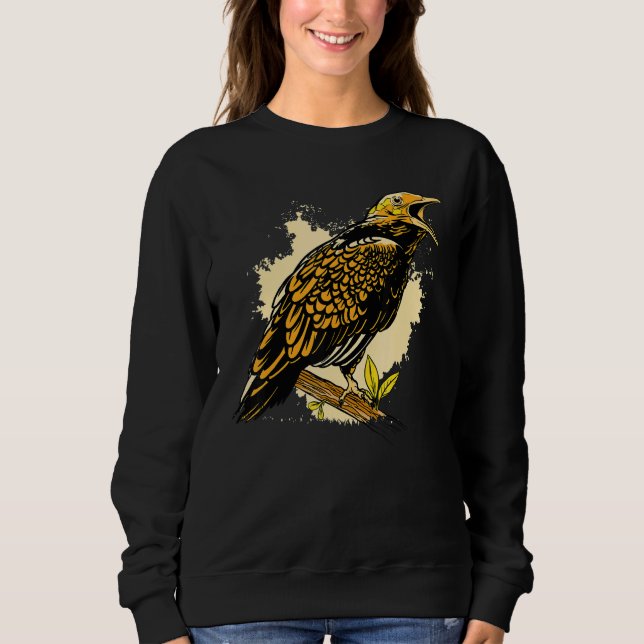 Sweatshirt Oiseau animal Beo (Devant)
