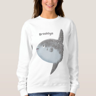 Sweatshirt Oiseau de mer mola mola mignonne caricature