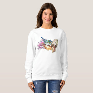 Sweatshirt Oiseau et cristaux