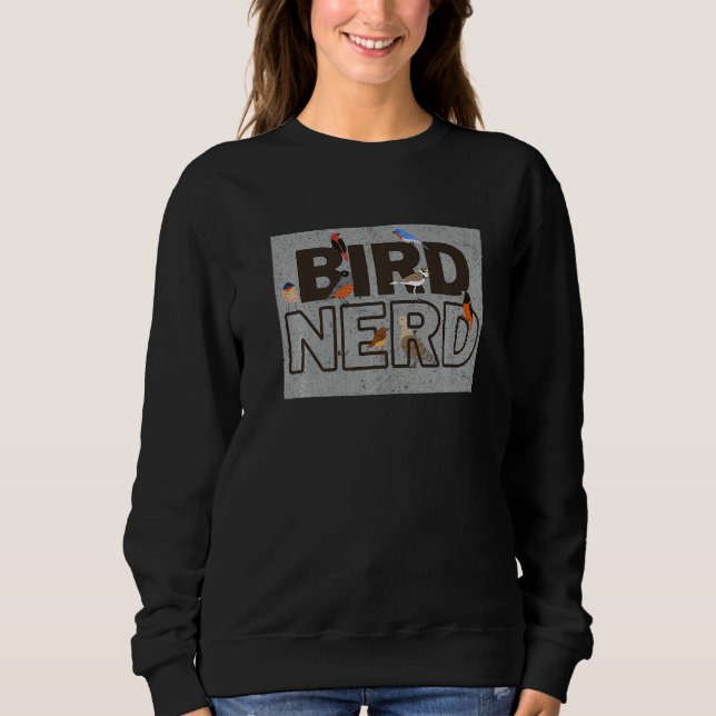 Sweatshirt Oiseau Nerd Oiseau Oiseau (Devant)