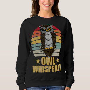 Sweatshirt Oiseaux de hibou Ornithologue Biologie Biologiste
