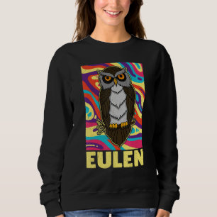 Sweatshirt Oiseaux de hibou Ornithologue Biologie Biologiste